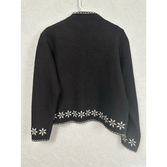 Alps Size XL Snowflake Full Zip Cardigan K12 - Picture 4 of 7